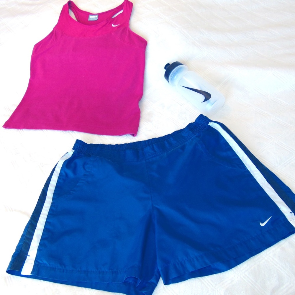 NIKE Sport Top, Women's Large, Pink with sportsBra